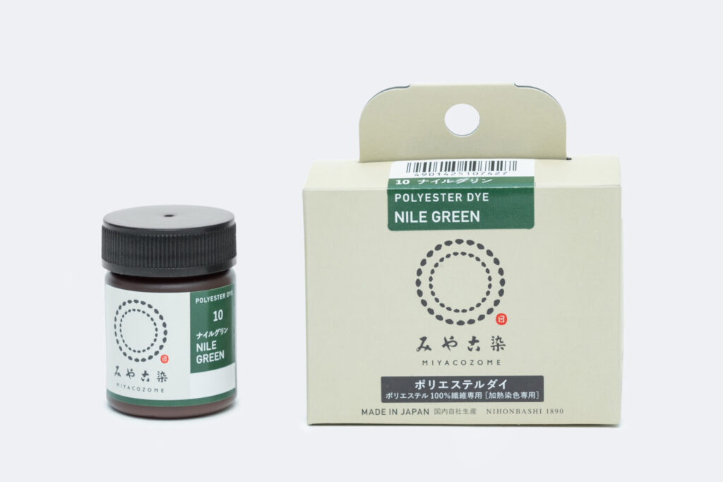 みやこ染　ポリエステルダイ　ナイルグリン