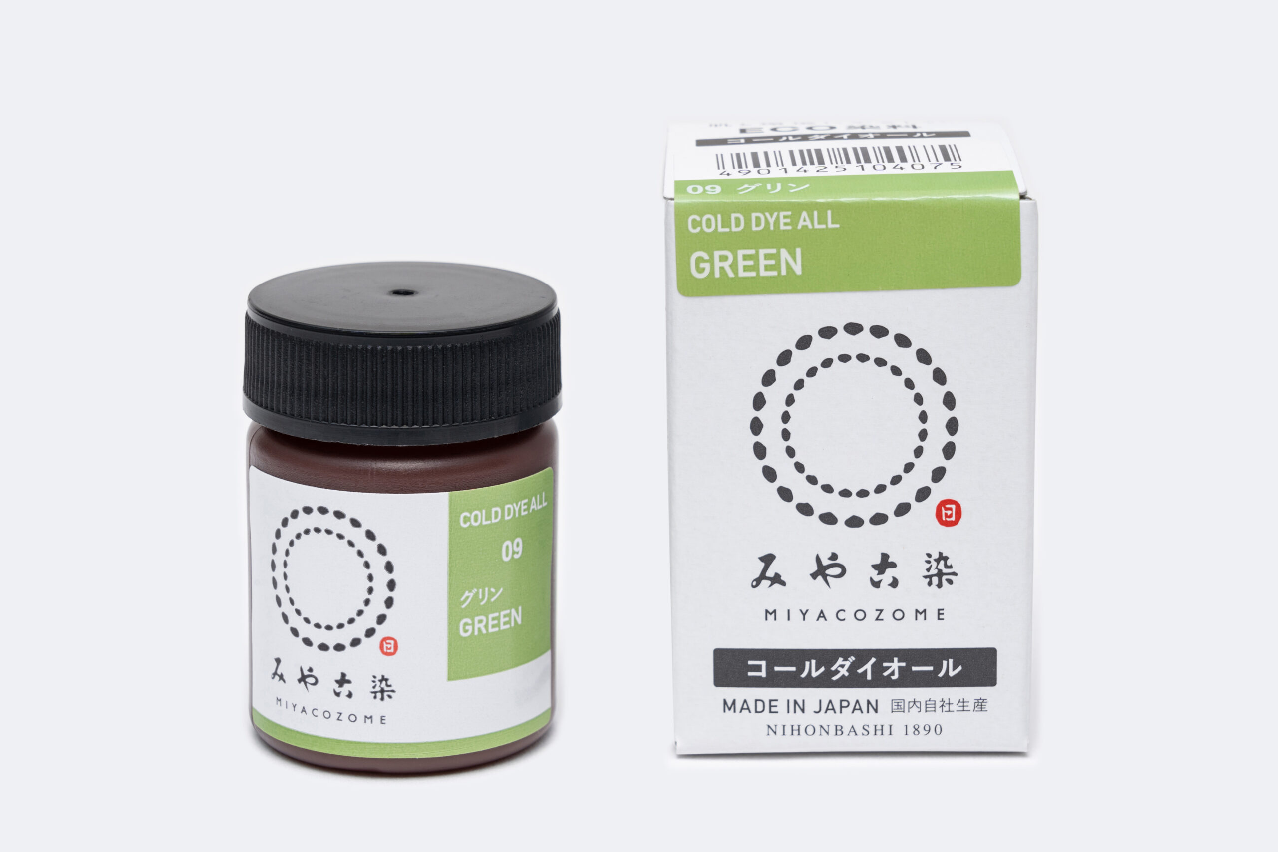 みやこ染 コールダイオール 20g 09グリン緑
