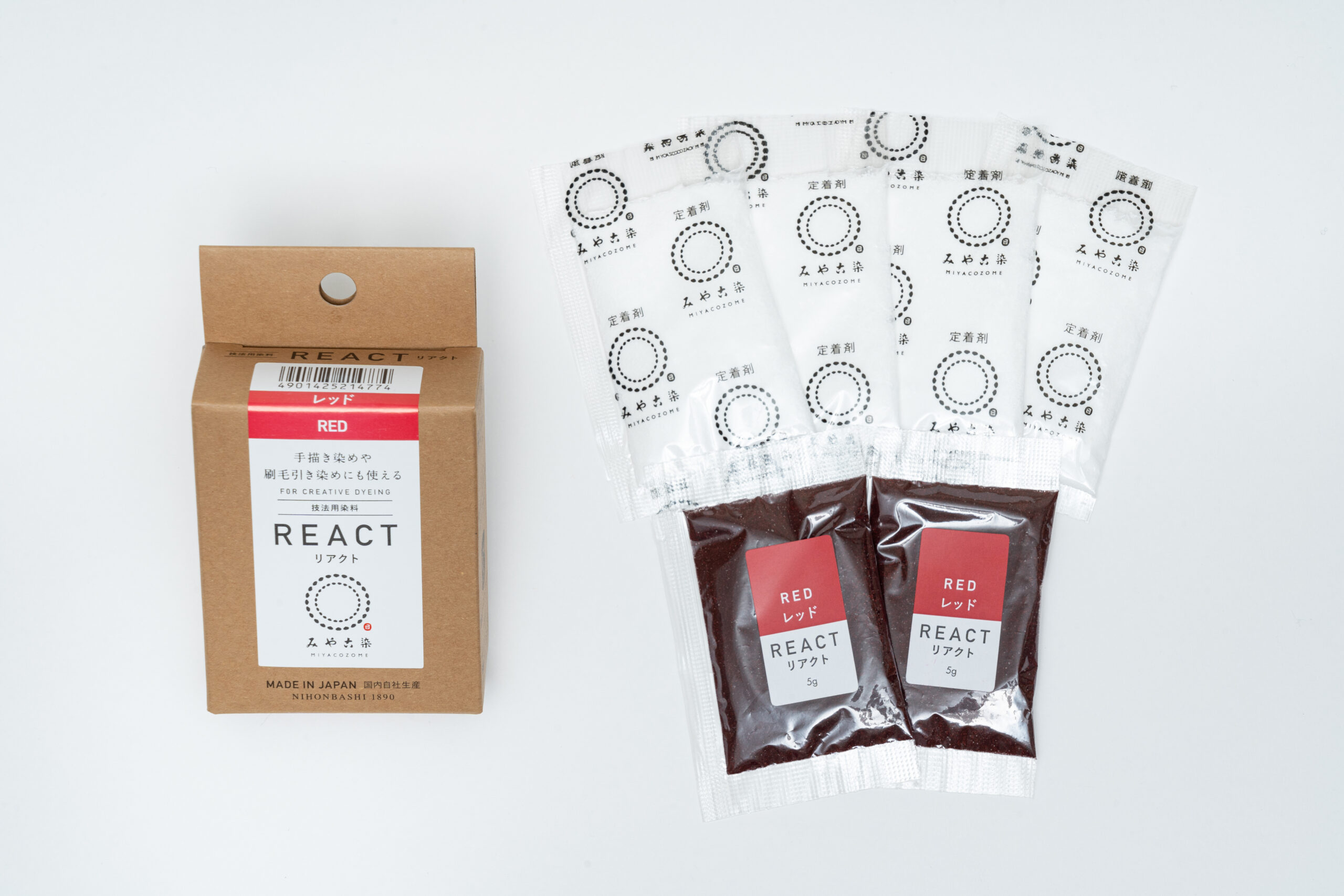 みやこ染 技法用染料リアクト レッド