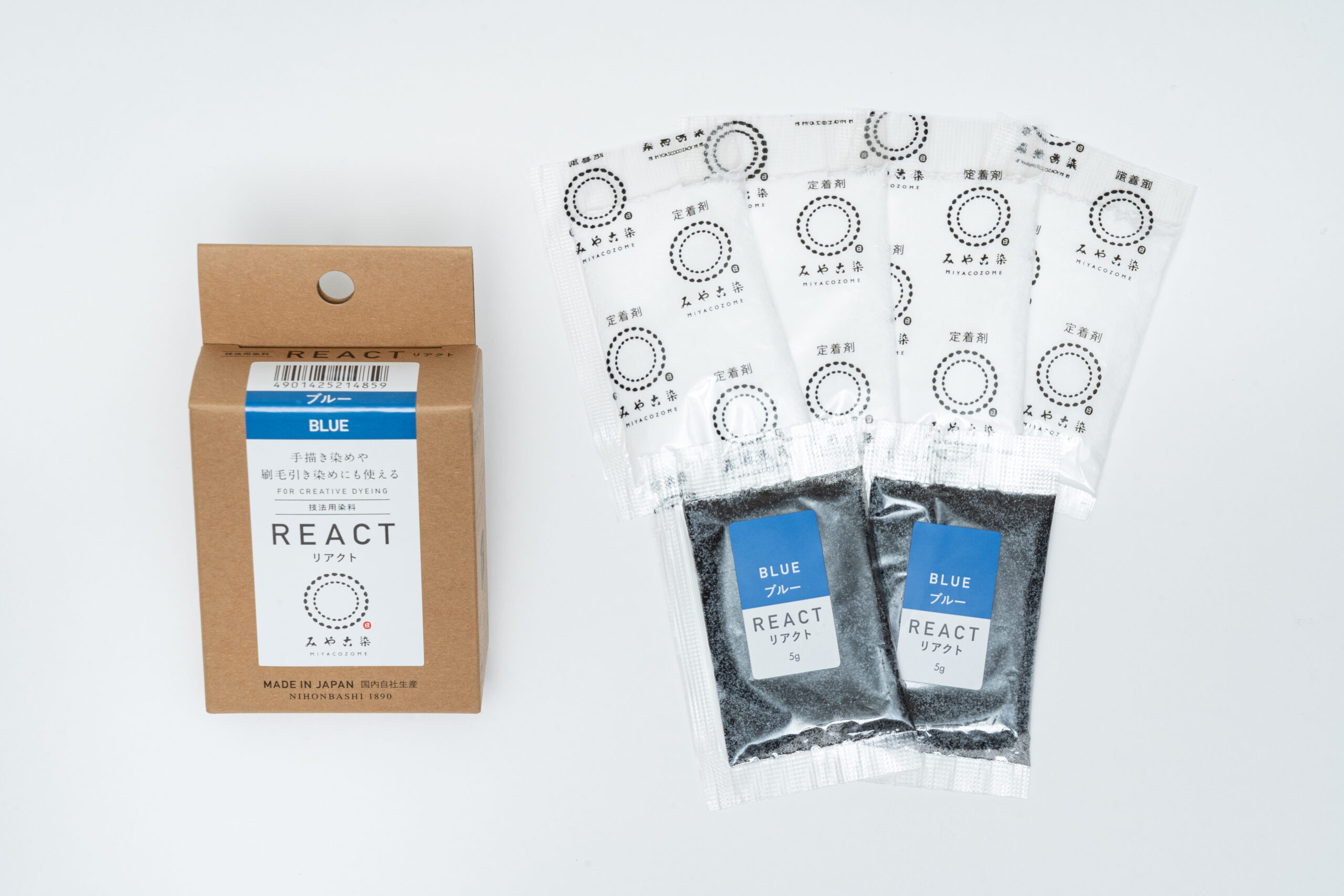 みやこ染 技法用染料リアクト ブルー